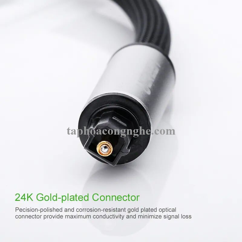 Ugreen 10541 3M màu Xám Dây cáp quang âm thanh 2 đầu dương AV108 30010541